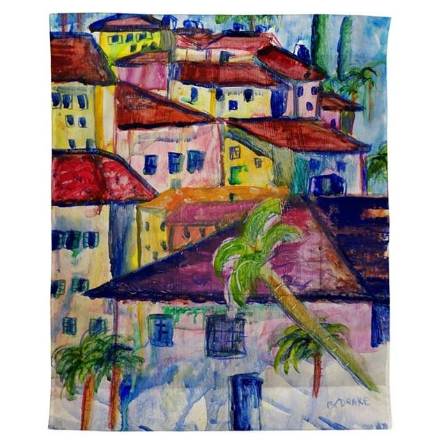Betsy Drake TP557 24 x 30 Po Fun City II Tenture Murale Extérieure