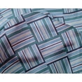 thumbnail image 5 of oneOone Silk Tabby Dark Teal Green Fabric Geometric Craft Projects Decor Fabric Printed By The Yard 42 Inch Wide, 5 of 5