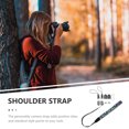 thumbnail image 3 of Shisuyan Camera Shoulder Strap Light Denim Blue With Feather Pattern 1Pack 70x3Cm, 3 of 8