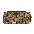 thumbnail image 2 of Portable Makeup Storage Bag 7.87×3.35×2.16in Portable Design Pu Leather Made Of A Bag For Multi-Use Groovy Flowers (17), 2 of 4