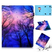 Universal 7.5-8.5 inch Tablet Case, Allytech Slim Folio Stand Cover for iPad mini 1 2 3 4,Galaxy Tab A 8.0 T380 T387/ Tab E 8.0 T377,Fire HD 8, Nextbook,RCA,iView,Dragon Touch,NeuTab,Forest