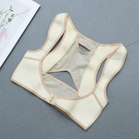 ADDHAT 1Pcs Chest Support Straps Beige Skin Color Female Chest Binder for Posture Correction