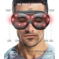 thumbnail image 2 of Eye Massager with Heat & Compression, Bluetooth Music Rechargeable Eye Heat Massager for Relax and Reduce Eye Strain Dark Circles Eye Bags Dry Eye Improve Sleep, Black, 2 of 6