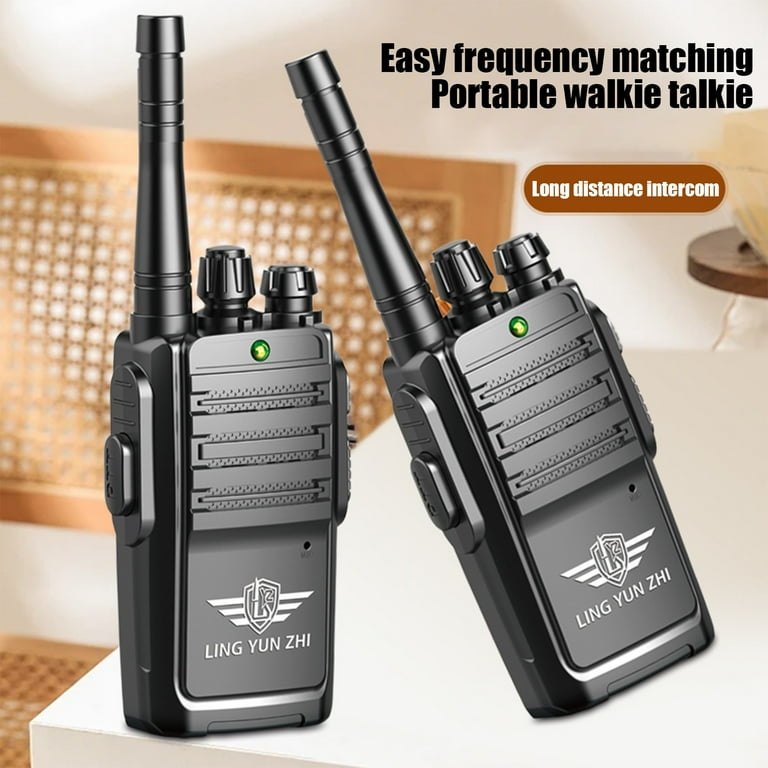 Kids Walkie Talkies (2-Pack) with LCD Screen - 200m Range, Channel
