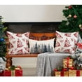 thumbnail image 4 of Christmas Pillow Covers 18x18 Inch Set of 2 Christmas Tree Decorative White Throw Pillows Winter Christmas Decor for Home Couch 36b, 4 of 5