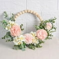 thumbnail image 3 of de peonía, s artificiales para puerta dentera, peonías rosas, Valentín, floral decorativa para s perfecl Corona de peonía, 3 of 8