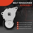 thumbnail image 2 of A-Premium Belt Tensioner Assembly with Pulley Compatible with Acura TL 2009-2014 TSX 2010-2014 RDX 2013-2015 Saturn Vue 2004-2007 3.5L, 2 of 8