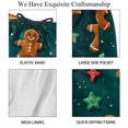thumbnail image 4 of luoweisi Men's Beach Shorts Quick Dry Swim Trunks with Mesh Lining Christmas Gingerbread Man M, 4 of 5