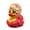 Pink, variant on Glam Country Star Rubber Duck, Collectible Bath Duck with Big Blonde Wig & Red Dress, Novelty Desktop Ornament, Fun Gift for Dolly Fans