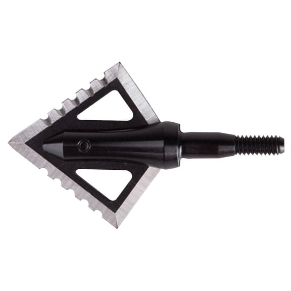 Magnus Black Hornet Ser-Razor 2-Blade Fixed Blade Broadhead 125 Grain Stainless Steel