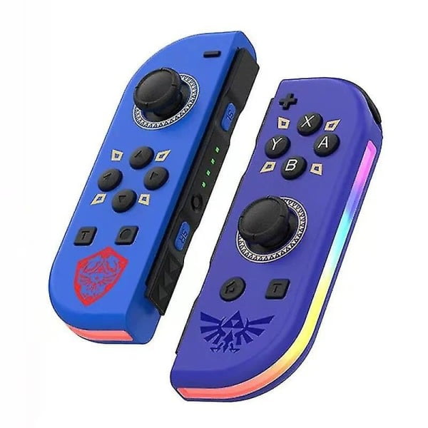 Wireless Controller Compatible with Nintendo Switch, OLED, Lite Gamepad Joystick (L/R) Replacement with RGB Right