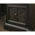 thumbnail image 4 of Martin Furniture 66"W Wood Double Pedestal Executive Desk Dark Brown, 4 of 16