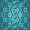 thumbnail image 1 of Ahgly Company Machine Washable Indoor Square Transitional Teal Green Area Rugs, 4' Square, 1 of 7