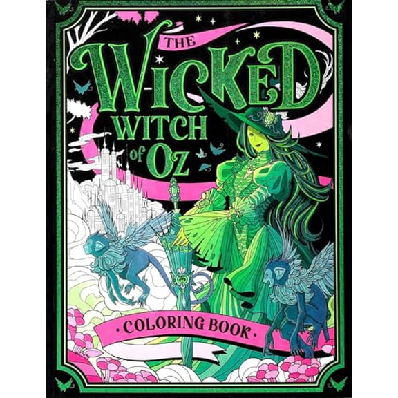 Pre-Owned The Wicked Witch of Oz Coloring Book, 9781667212104, 1667212109, Paperback,