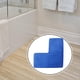 thumbnail image 5 of Alfombra de baño en forma de L, absorbente de agua, antideslizante, hecha de suave vellón coral, ideal Azul marino, 5 of 7