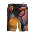 thumbnail image 2 of Lsque Abstract Pattern Penguin Mens Sleep Pajama Shorts,Short Pajama Pants, Cotton Ultra-Soft Knit-4X-Large, 2 of 9