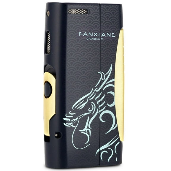 Cigar Lighter Windproof Straight Blue Flame Travel Convenient Two-In-One Multifunctional Lighter Clb-24B2