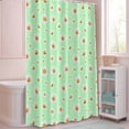 thumbnail image 5 of Shower Curtain Spring White Daisy Shower Curtains for Bathroom Decor, Waterproof Polyester Shower Curtain Set with Hooks, Extra Long 72" x 78" Green, 5 of 9