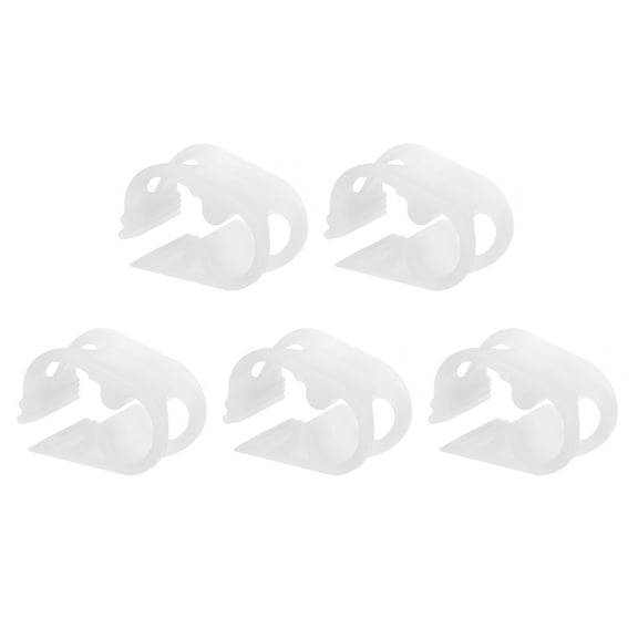 Plastic Tubing Clamps, 5 Pack 1/8"-1/4" Tube OD Flow Control Hose Clamp