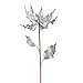 thumbnail image 3 of Vickerman RX193507 32 Po. Glitter Poinsetta Spray Argenté - 2 par Sac, 3 of 3