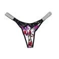 thumbnail image 2 of Victoria's Secret Bombshell Shine Strap Thong Panty White Floral, Small NWT, 2 of 2