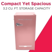 Frigidaire EFR376-C-PINK 3.2-Cu.ft. 65-Watt Retro Bar Refrigerator with Side Bottle Opener (Pink)