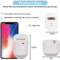 thumbnail image 3 of Double Hole Automatic Alcohol Dispenser, 100ml Touchless Hand Dispenser USB Rechargeable, Motion Sensor Nano Mist Sprayer, Portable Sterilizer for Home Office, for Xmas Gift, 3 of 5