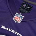 thumbnail image 4 of Men's Nike Roger Rosengarten  Purple Baltimore Ravens Team Game Jersey, 4 of 6