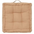 thumbnail image 5 of SAFAVIEH Gardenia Solid Floor Pillow, 19" x 19", Champagne, 5 of 7