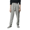 thumbnail image 2 of Adult Footed Sweatpants,Extremely Soft and Warm Footing Pajama Pants Drawstring Elastic Waisted Pants with Fleece Lined Feet Grey XL, 2 of 7
