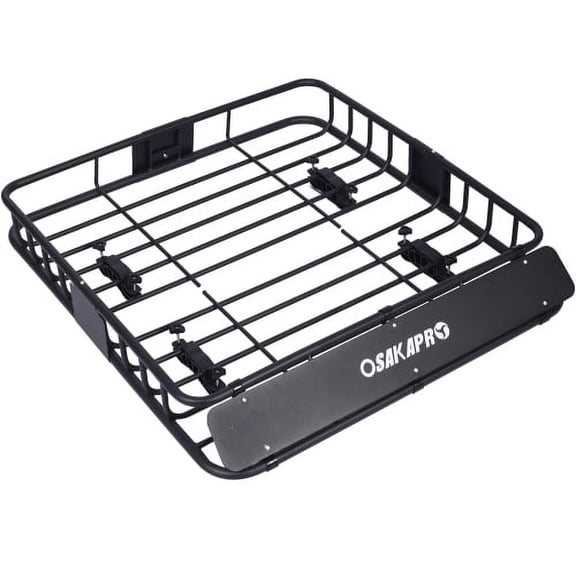 Rooftop Cargo Carrier Basket Motoring Roof Rack,Top Mount Roof Rack 43 black steel