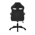 thumbnail image 5 of Aspect Adjustable Racing Gaming Chair in Black Faux Leather and Dark Grey Mesh with Lumbar Support Pillow, 5 of 5
