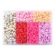 thumbnail image 1 of Cuentas de pulsera Zulema Cuentas de pulsera de arcilla letras coloridas Rosado, 1 of 8
