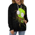 thumbnail image 5 of Invader Zim Hoodie 3D Print Pullover Hooded Long Sleeve Sweatshirts Tops Blouse with Pocket for Mens Womens, 5 of 8