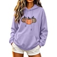 thumbnail image 2 of Ynynloco Halloween Sweatshirts Women Cute Ghost Shirt: Oversized Fall Pumpkin Sweater Spooky Hoodie Top, 2 of 5