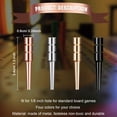thumbnail image 2 of 24 Pieces Metal Cribbage Pegs Fit 1/8 Inch Holes in 4 Colors, Cribbage Pins with a Tapered Design for Cribbage Traditional Board Game, 2 of 7