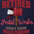 thumbnail image 3 of CafePress - Retired Postal Worker Funny Po Long Sleeve T Shirt - Mens Hooded Shirt, 3 of 3
