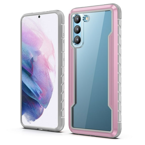 For Samsung Galaxy S21 Ultra 5G iPAKY Thunder Series Aluminum Frame   TPU Bumper   Clear PC Case