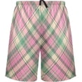 thumbnail image 2 of GZHJMY Buffalo Plaid Pajama Pants Short for Men, Lounge Pants Lightweight Men Pajama Bottoms with Drawstring Pockets, Christmas New Year Birthday Gifts, X-Large, 2 of 7