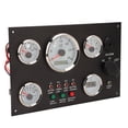 thumbnail image 4 of Engine Dash Instrument Panel, Engine Speed Oil Level Pressure Water Temp Voltage Display with Red Backlights, for RVs Boats, 4 of 7