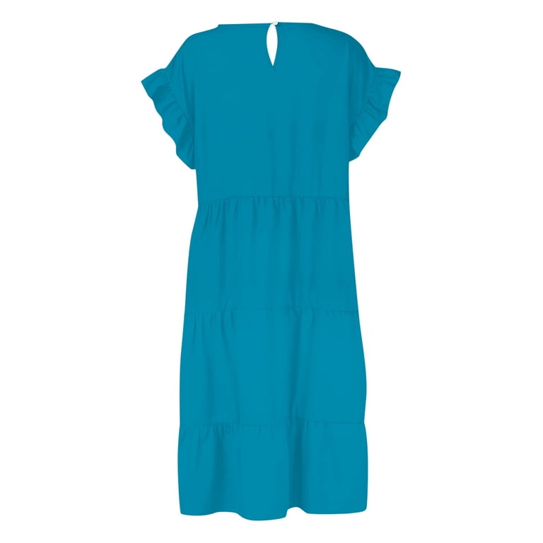 chinese dress ladies Maternity Dresses for Women UK Retro Soft Summer Gown Ruffle Sleeve  Cocktail Swing V Neck Soli Loose Peplum Evening Dresses Wine L :  Amazon.co.uk: Fashion