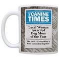 thumbnail image 2 of ThisWear Local Woman Named Dog Mother of the Year Dog Owner Gag 11 ounce 2 Pack Coffee Mugs News, 2 of 4