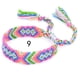 thumbnail image 1 of Pulsera tejida estilo arcoíris hecha a mano Pulsera de la amistad de la suerte, 1 of 6