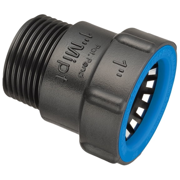 Hydro-Rain Blu-Lock Adapter-Size:1" Blu-Lock x 1" MPT