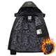 thumbnail image 2 of Chaqueta de esquí para hombre Cálido abrigo de nieve de invierno Cortavientos de montaña Chubasquero con capucha BANYUO Hogar, 2 of 3