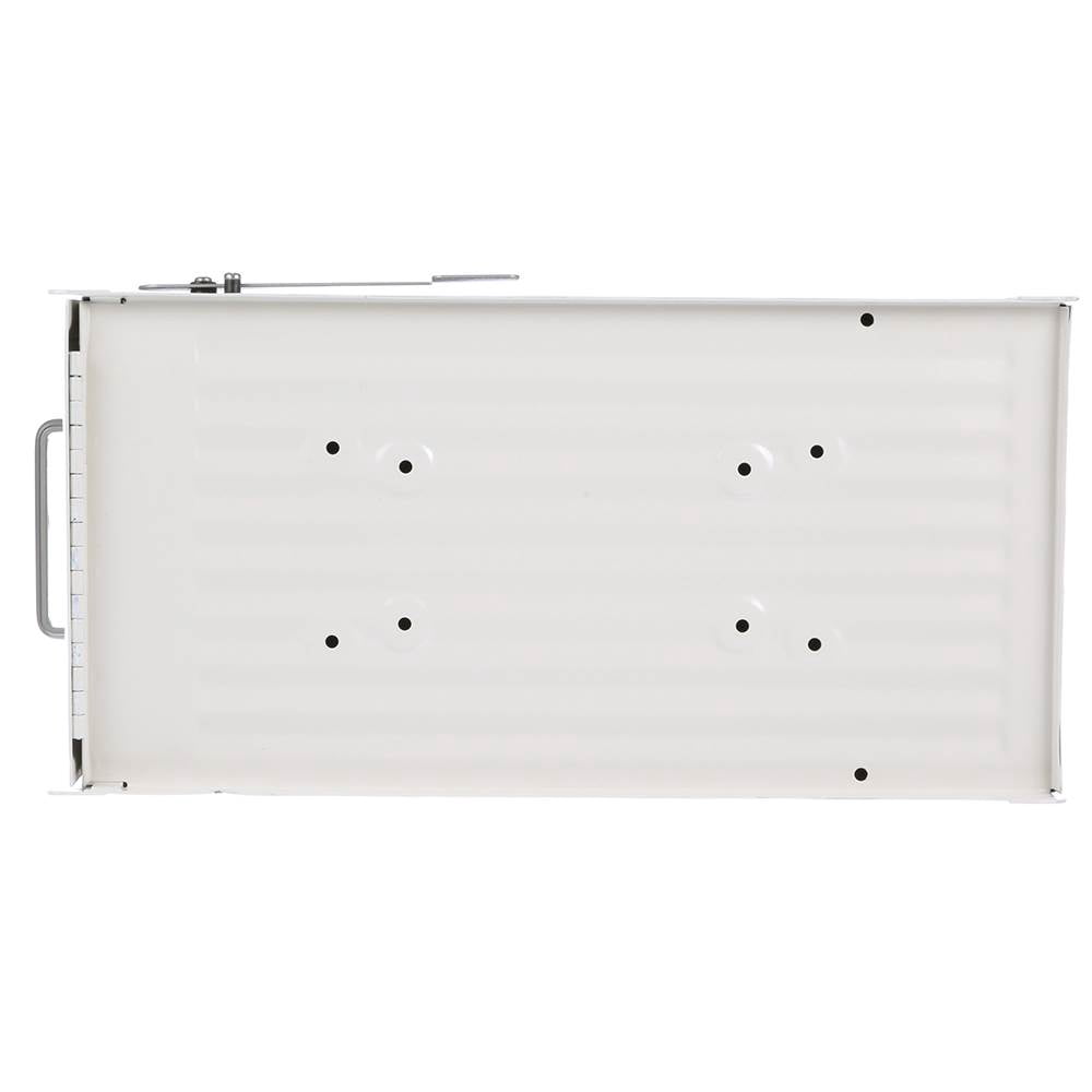 Architectural Mailboxes Reliant Large, Locking, Post Mount Mailbox, White, MB981WAM