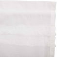 thumbnail image 3 of VHC Brands Sheer Petticoat Solid Color Cotton Farmhouse Kitchen Curtains Rod Pocket Drawstring Ties Ruched Ruffle Prairie Swag Pair, Soft White, 3 of 8