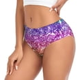 thumbnail image 2 of Balery Glitter Rainbow Ropa Interior de Algodón para Mujer con Dibujo – Braguitas Cómodas y Elásticas, Estilo Clásico-XX-Large, 2 of 5