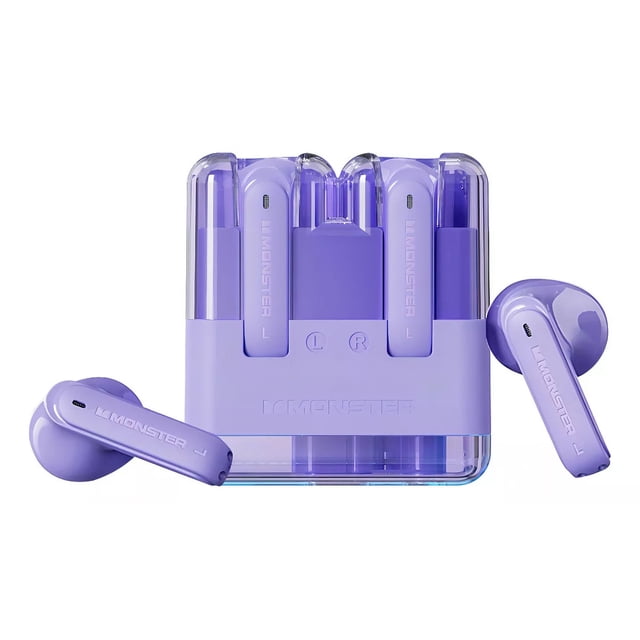 Monster Airmars Xkt12 Audífonos Inalámbricos In-ear Negro Color Violeta