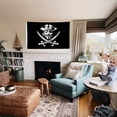 thumbnail image 3 of mokarier Anonymous Pirate Flag Banner Outdoor Indoor Decoration Flag 3x5Feet Double Stitched Polyester with Brass Grommets, 3 of 6